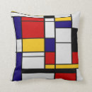 Recherche de de stijl coussins Géométrique