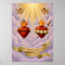 Zoek naar goddelijke liefde posters Heilig hart