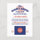 Recherche de calmar cartes postales Fruits de mer