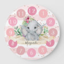 Recherche de éléphant de chambre enfant horloges Adorable