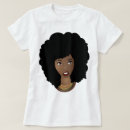 Recherche de cheveux naturels tshirts Afro