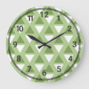Recherche de vert pastel horloges Géométrique