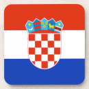 Recherche de croate dessous de verres Drapeau