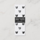 Recherche de noir et blanc chat cartes visite Minou