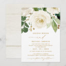 Recherche de vert et blanc mariage invitations Botanique