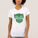 Zoek naar retro uil tshirts Groen
