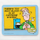 Recherche de café drôle tapis souris Ordinateur