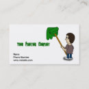 Recherche de affaires de peinture cartes visite Peintre de maison