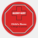 Recherche de alerte médicale autocollants Allergie