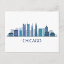 Recherche de ville de chicago cartes postales États unis
