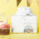 Recherche de empreintes de pas bébé papier cadeau Baby shower