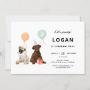 Recherche de paw invitations De chien