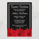 Recherche de bonbon rouge et noir 16 invitations Pour elle