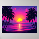 Zoek naar roze neon posters Tropisch