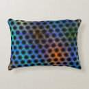 Recherche de pois coloré coussins Bleu