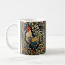 Recherche de coq vintage tasses Floral