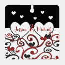 Recherche de rouge foncé ornements Couple