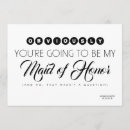 Recherche de témoin invitations Bridesmaid