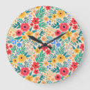 Recherche de vintage floral horloges Moderne