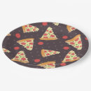 Recherche de pizza assiettes en papier Fête