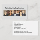 Recherche de emploi cartes visite Employé