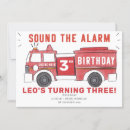 Recherche de firetruck invitations Incendie