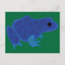 Recherche de grenouille bleue cartes postales Faune