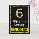 Zoek naar 6de verjaardagskaarten 6 jaar oud