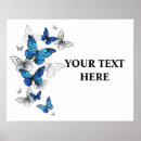 Zoek naar blauwe vlinders posters Illustratie