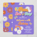 Recherche de flower power anniversaire invitations Hippie