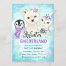 Recherche de winter 1ans anniversaire invitations Animaux