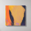 Recherche de abstrait de visage art Orange