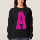 Recherche de initiales femme capuche sweatshirts Rose