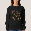Zoek naar voedsel hoodies Gebakken