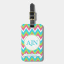Recherche de turquoise girly bagages étiquettes Monogrammé