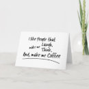 Recherche de humour de café vœux cartes Toute personne