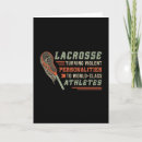 Recherche de lacrosse vœux cartes Sports