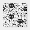 Recherche de noir chat aimant magnets Meow