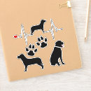 Recherche de silhouette labrador autocollants Noir