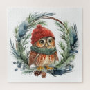 Recherche de oiseau de noël puzzles Pour tous