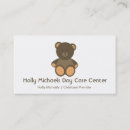 Zoek naar babysitters visitekaartjes Kinderopvang