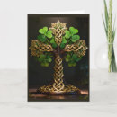 Recherche de religieuse carte jour saint patrick Vert