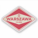 Recherche de varsovie pologne autocollants Drapeau
