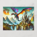 Recherche de le feu cartes postales Dragon