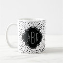 Recherche de noir et blanc tasses Animal