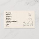 Zoek naar hond tekening visitekaartjes Huisdier