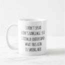 Recherche de langage tasses Drôle
