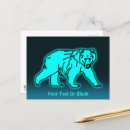 Recherche de ours bleu cartes postales Animaux