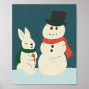Recherche de carotte mignonne posters Bonhomme de neige