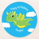 Recherche de dragons mignons dessous de verres Dessin animé